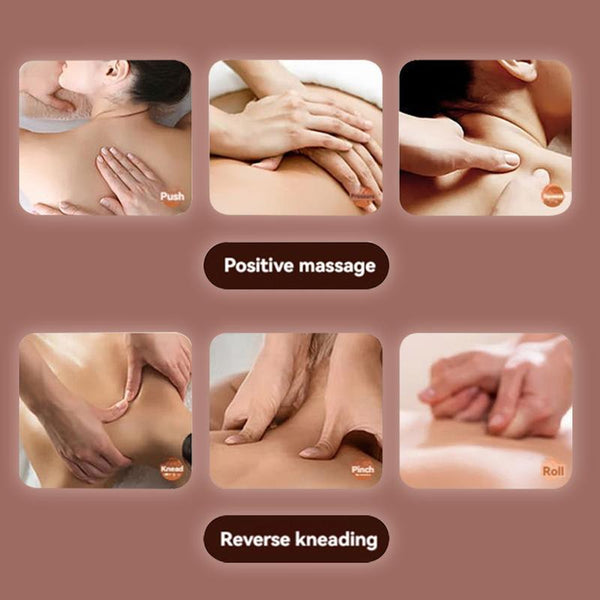 Admbm Shiatsu Back and Neck Massager, Back Massager Deep Tissue Kneading Neck and Shoulder Massage with Heat, Electric Massage Pillow Fathers Day Gift Ideas from Daughter Son(Wireless)