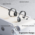 Bluetooth V5.2 Headset with AI Noise Cancelling Mic, 65-Hour Battery, Connect 2 Devices, Trucker Headset for Remote Work, Online Meetings and Business Travel Audio Headphone