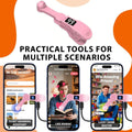Auto Clicker for Iphone & Tiktok Live - Auto Tap, Auto Screen Tapper for Smart Phone, Customizable Timing for Social Media, Broadcasts Likes, Lightning Deal, Reward Task (Pink)