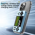 Handheld Game Console with 6000+ Video Games 5000Mah Retro Gaming Console 2-In-1 Portable Charger IPS Screen with Multiple Emulators