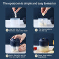 Electric Garlic Chopper,Mini Portable Veggie Chopper,300Ml Garlic Grinder Masher Onion Chopper, Blender to Vegetable, Cordless Food Processor for Ginger, Chili, Fruit, Meat, Spices, Beans, Etc