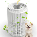 FRESHDEW Air Purifier for Home , up to 1300Ft² for Smoke Pet Dander Odors with Fragrance Sponge,H13 True HEPA Air Purifier Cleaner with 360° Air Inlet 15Db Sleep Mode#Tiktokshopbacktoschool