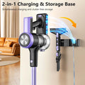 VICEASE Cordless Vacuum Cleaner 500W 46Kpa 50Mins Runtime Self-Standing Wall Mount Charging Stick Vacuum for Hard Floor Carpet Pet Hair Car with 3 Nozzles