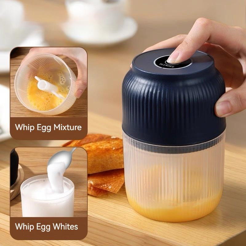 Electric Garlic Chopper,Mini Portable Veggie Chopper,300Ml Garlic Grinder Masher Onion Chopper, Blender to Vegetable, Cordless Food Processor for Ginger, Chili, Fruit, Meat, Spices, Beans, Etc