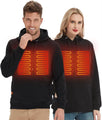 Women USB Heating Hoodies Men Vintage Gothic Heated Jacket Long Sleeve Streetwear Loose Coats Harajuku Sweatshirts