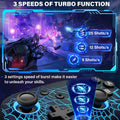 RBG Wireless Switch Controller for Nintendo Switch/Lite/Oled-Switch Pro Controller/Iphone/Android Game Stick,Programmable Game Joysticks for Nintendo Switch
