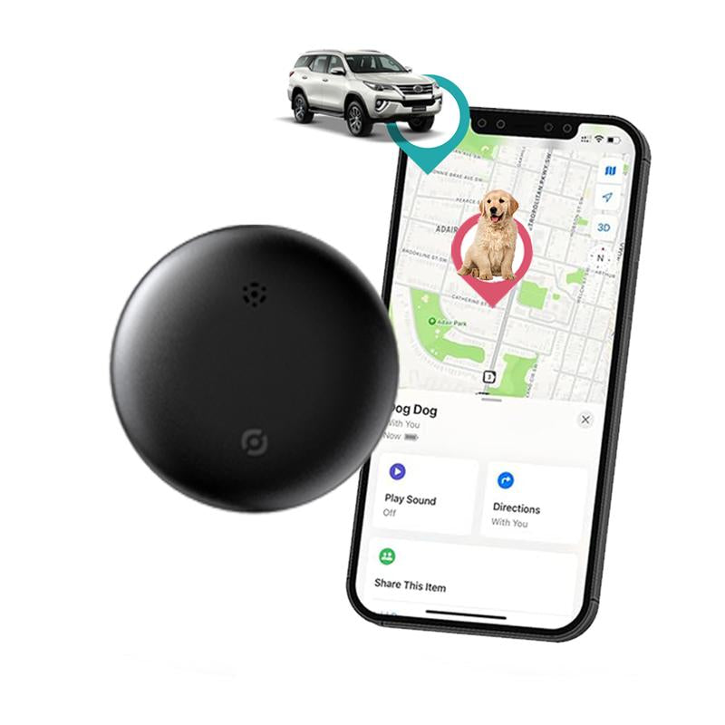 GPS Tracker for Vehicles,Real Time Car Air Tracker Tag Work with Apple/Android Find My(Ios Only),No Subscription Global Coverage Hidden Car Locator with Magnetic Case