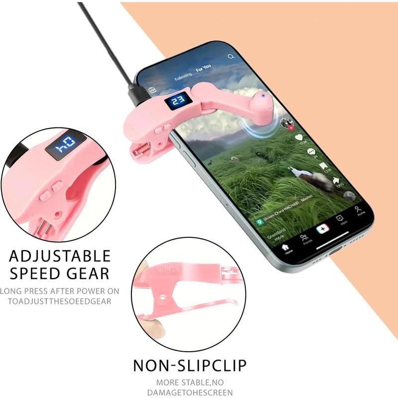 Auto Clicker for Iphone & Tiktok Live - Auto Tap, Auto Screen Tapper for Smart Phone, Customizable Timing for Social Media, Broadcasts Likes, Lightning Deal, Reward Task (Pink)